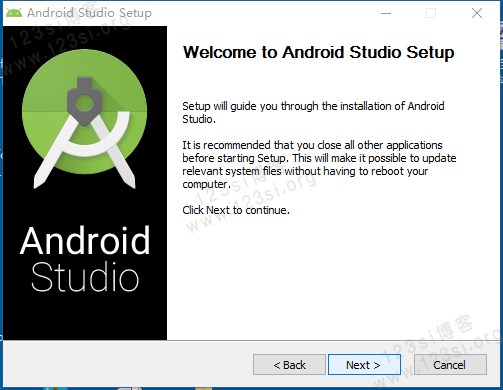 双击 Android Studio 安装文件