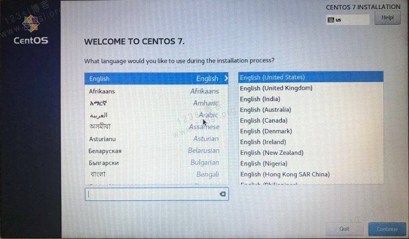 WELCOME TO CENTOS 7.